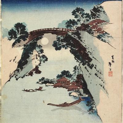 Moon Underneath the Bridge, 1811-1820 - Giclee Print, 16x16