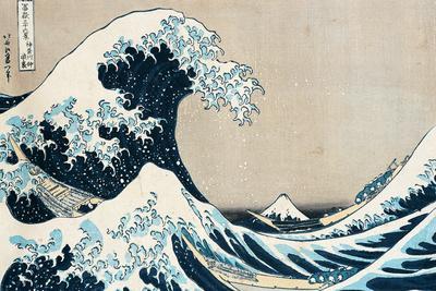 The Great Wave of Kanagawa - Giclee Print, 18x12